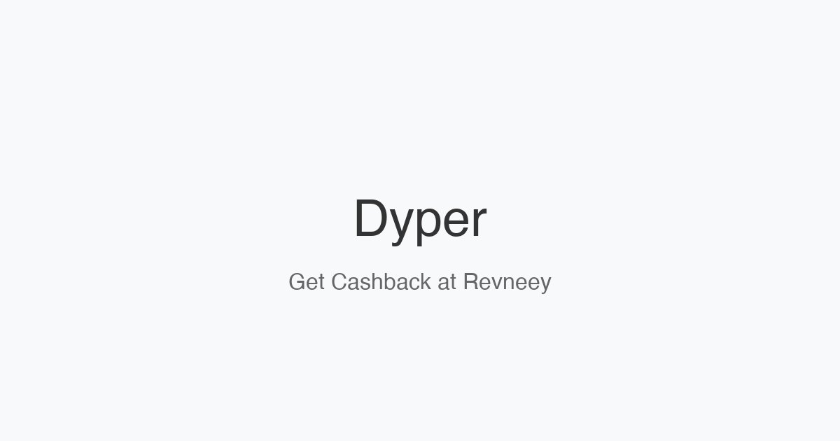 Dyper homepage