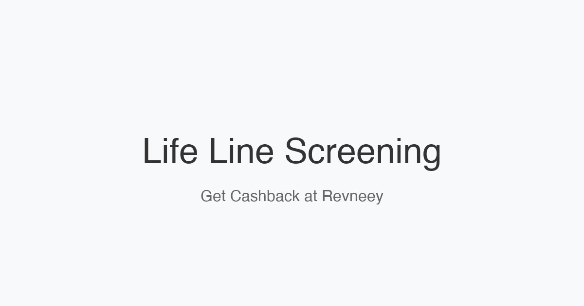 Life Line Screening homepage