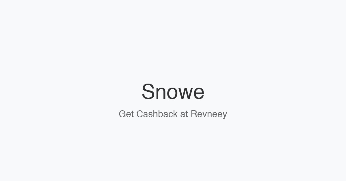 Snowe homepage